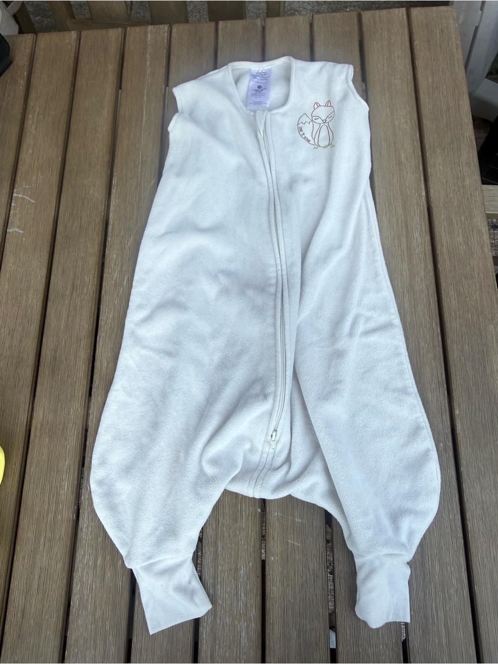 HALO SleepSack Early Walker Large 12-18 Months Fleece Wearable Blanket Fox White